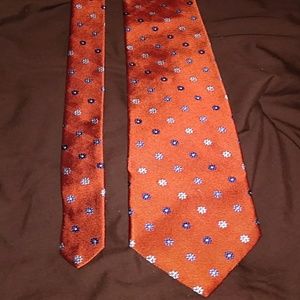 Brooks Brothers Makers Orange tie NWT